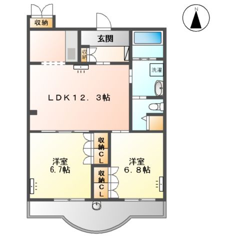 スターガーデン新栄の間取り