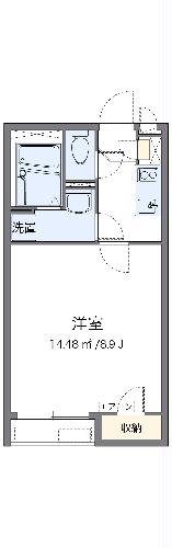 クレイノ大岩Ⅱの間取り