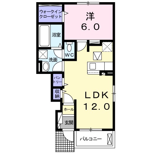 リーヴプランタンⅡ Bの間取り