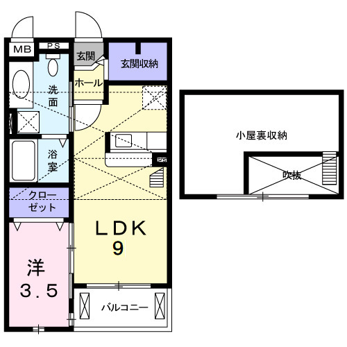 エヴァーハイムの間取り