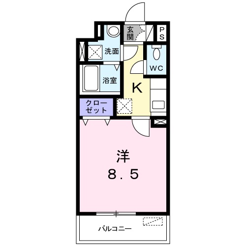 カメリア Yの間取り