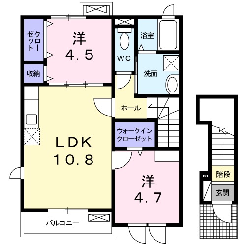 ピュアメゾンの間取り