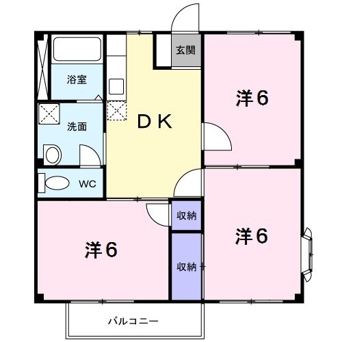 メゾンヤブウチの間取り