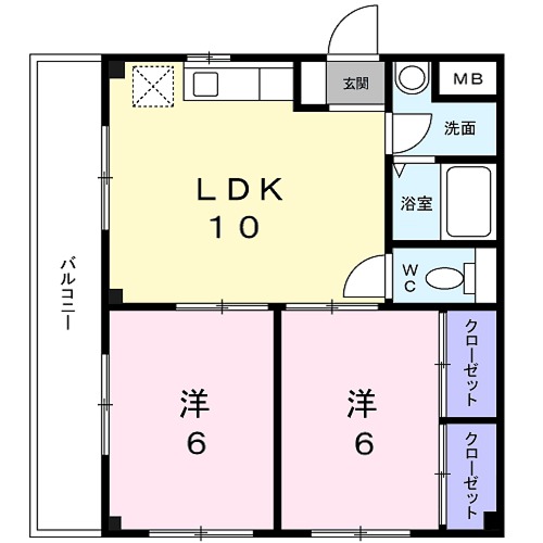 アミュゾン菱川の間取り