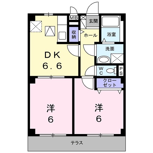 アニメートヒルズの間取り
