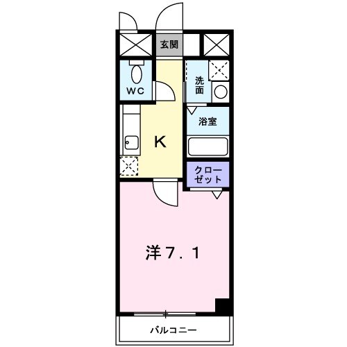 アーバン御陵の間取り