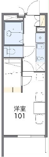 レオパレス豊里Ⅱの間取り