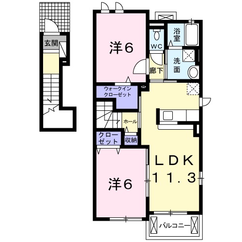 プリムローズの間取り