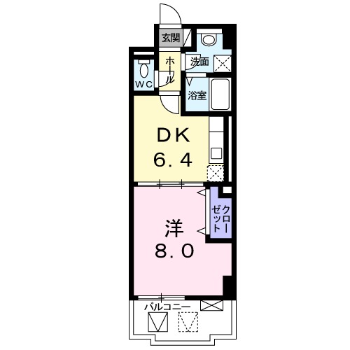 ハックベリー茨木南の間取り