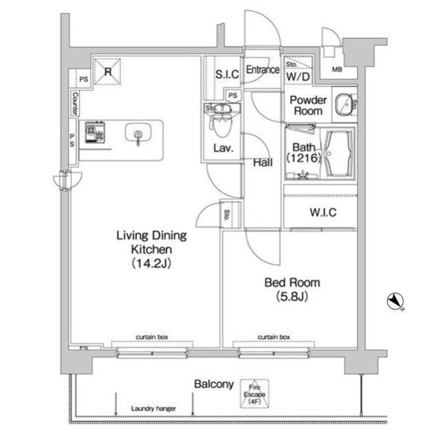 コンフォリア神楽坂の間取り
