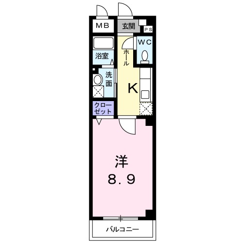 カーサミア十条の間取り