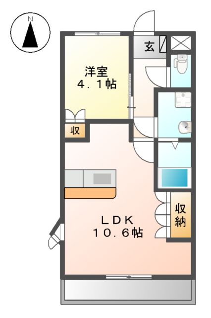 エトワール新在家の間取り