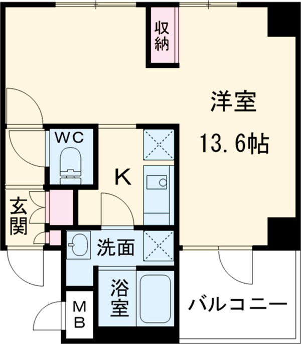 アクアタウンイーストⅠの間取り