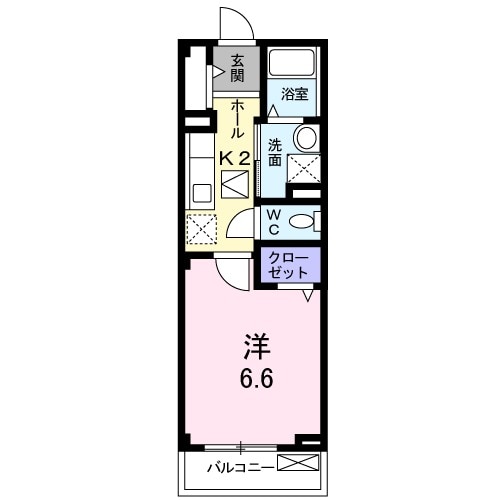 ドゥーエ コーキの間取り