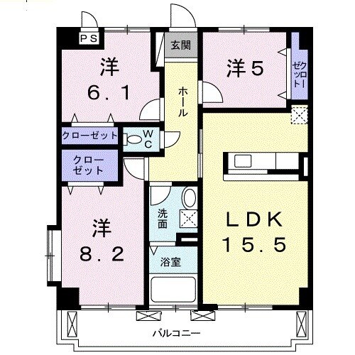 ドリームブライト 21の間取り