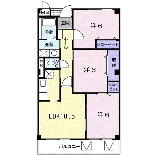 フィ-ルド夢運の間取り