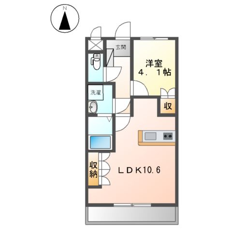 エクセレント・リブ・7の間取り