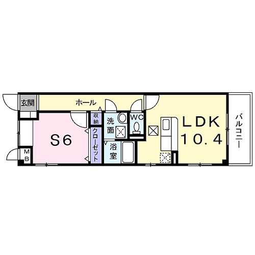 SPRING COURTの間取り