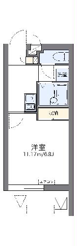 レオパレスヒルサイド松尾Ⅰの間取り