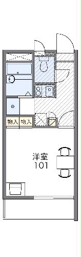 レオパレス松山の間取り