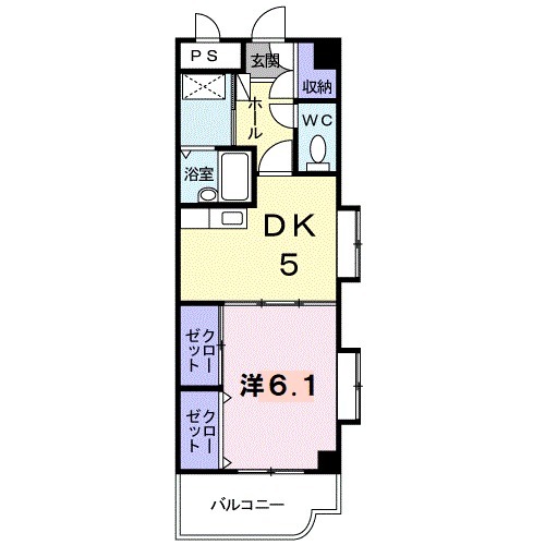 セントラルハイムⅡの間取り