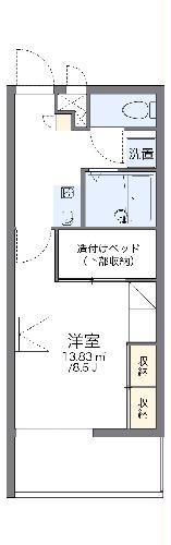レオパレスコンフォート おろくの間取り