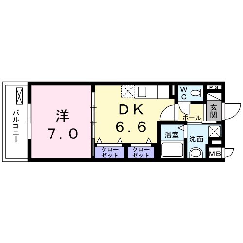 シティハウス東寺の間取り