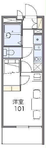 レオパレスNEW BROADの間取り