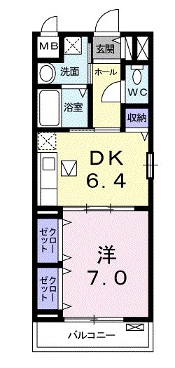アベリア高倉の間取り
