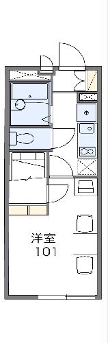 レオパレス東淡路の間取り