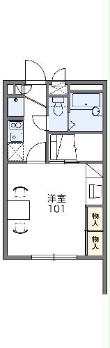 レオパレスカーサグランデの間取り