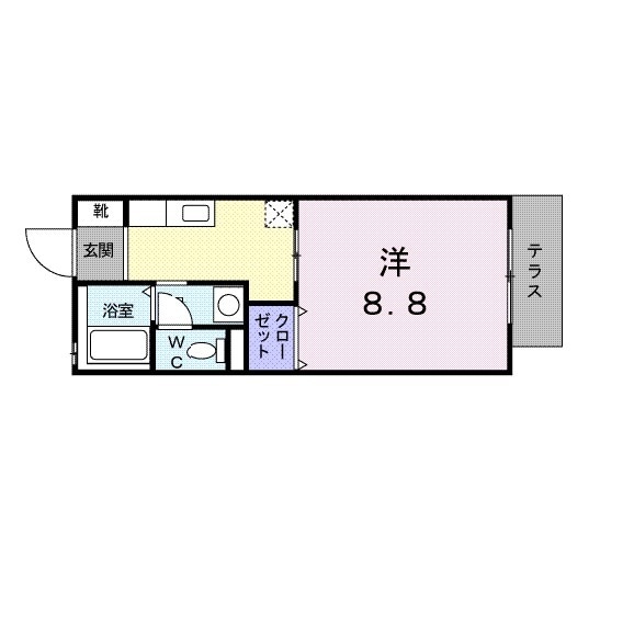 サンライト上桂の間取り