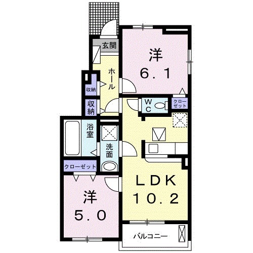 カメリアの間取り