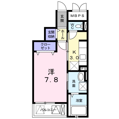 ルミナス ハートの間取り