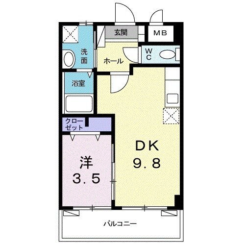 サニーハイツ高原の間取り