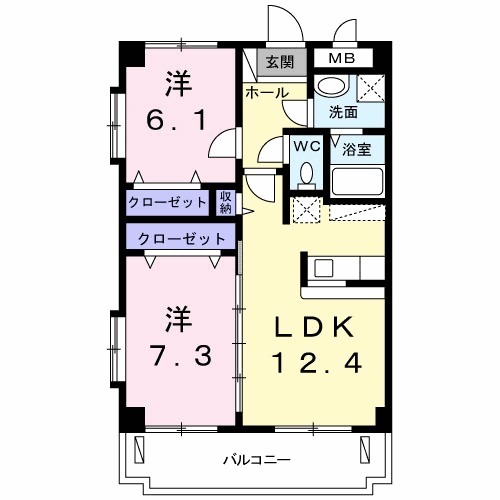 スマイルガーデンの間取り
