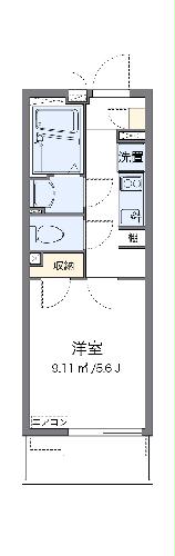 クレイノコンフォール 東中島の間取り