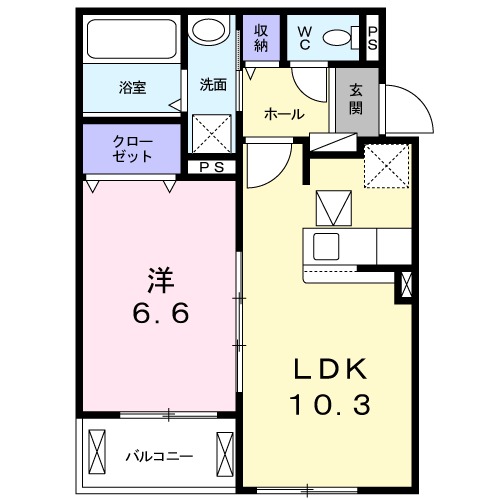 アネックス久我の杜六番館の間取り