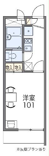 レオパレス東中島の間取り