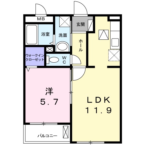 ラ・ルーチェの間取り