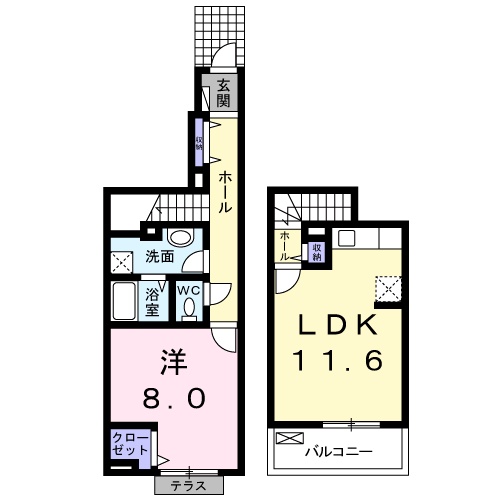 メゾン都Ⅱの間取り