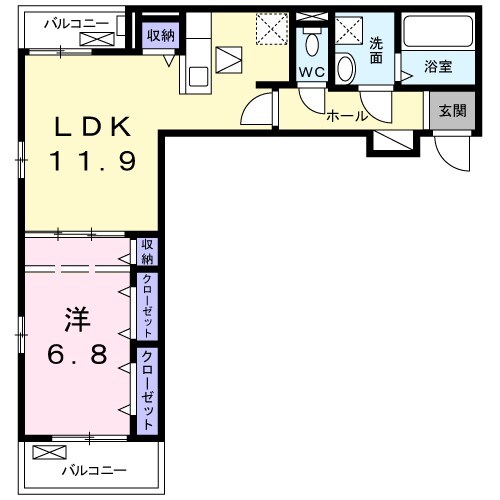 メゾン サンリットの間取り