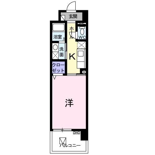 belle・franc祥鳥橋の間取り