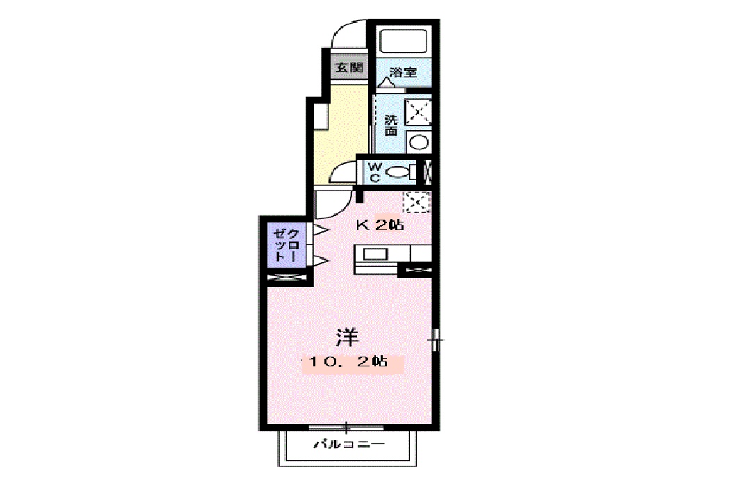 ヒルトップKの間取り