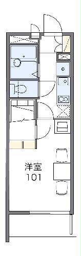 レオパレスシャルマン柴島の間取り