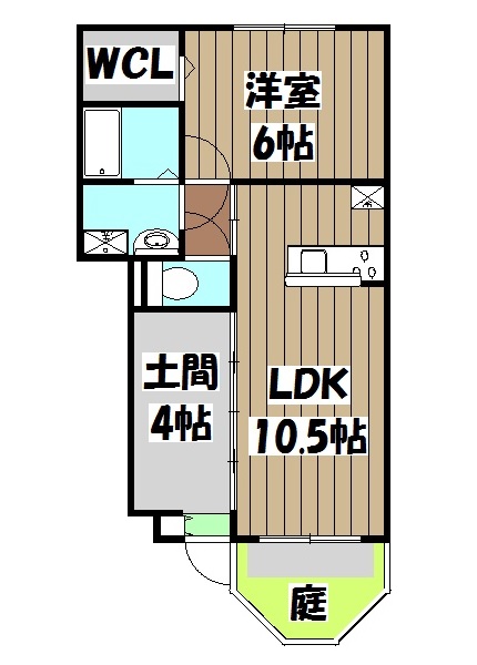 モダンコートWESTの間取り