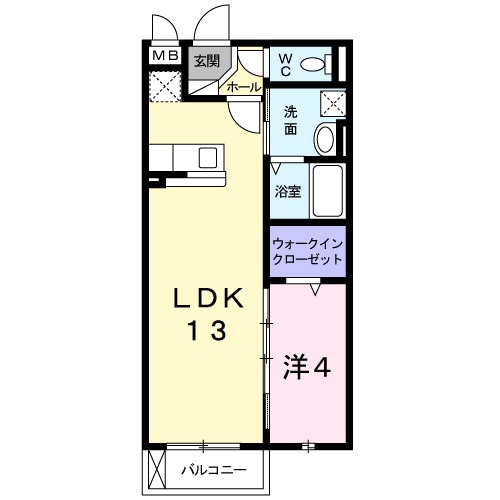 ボヌールエイメイの間取り