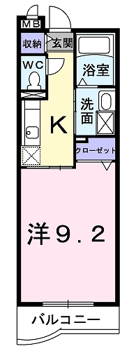 エコーウエストの間取り