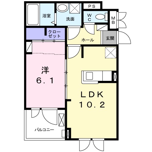 シャルム西町２の間取り