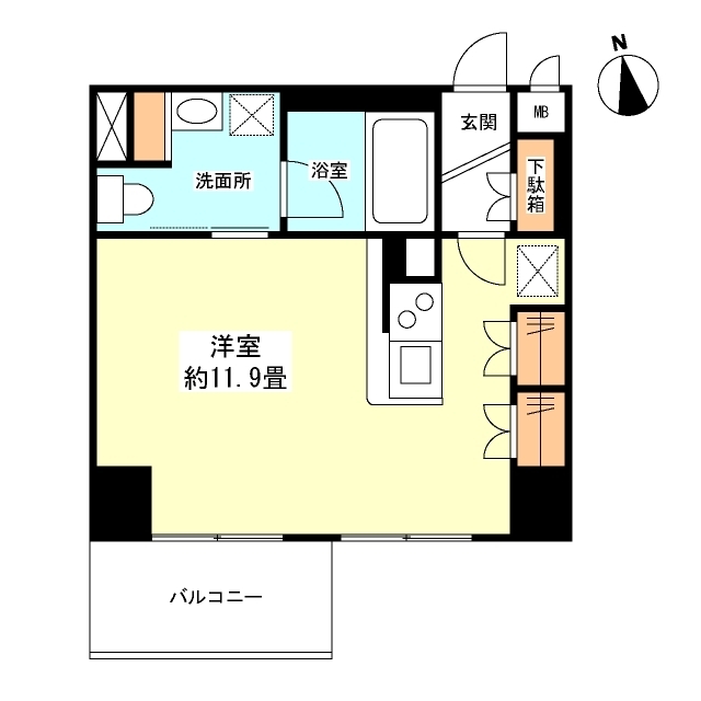 グランカーサ新宿御苑の間取り